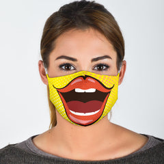 Open Mouth Face Mask