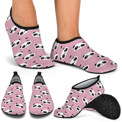 Pink Panda Beach Shoes