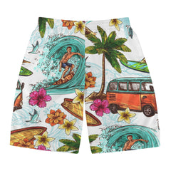 Miami Summer Men's All Over Print Board Shorts