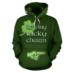 St Patricks He's Lucky Charm Hoodie