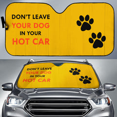 Don't Leave Your Dog in Your Hot Car Auto Sun Car Shades