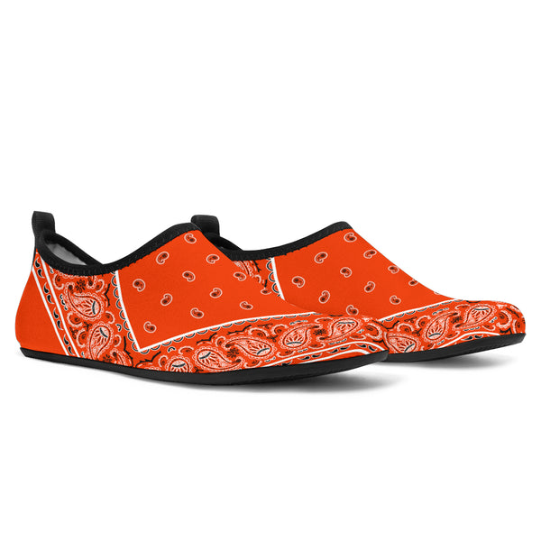Orange Bandana Aqua Water Shoes