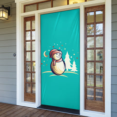 Frosty Snowman #1 Tiffany - Christmas Door Sock