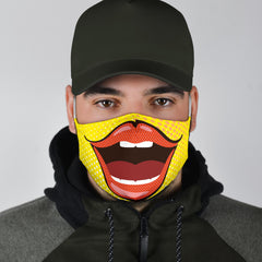 Open Mouth Face Mask