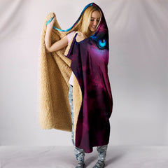 Fantasy Wolf Women's Hooded Blanket