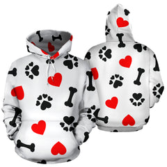 Dog Love All Over Hoodie
