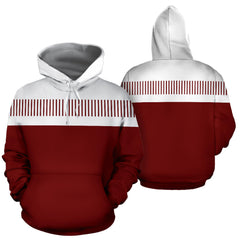 Red Strips Pullover hoodies
