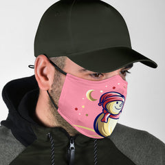Frosty the Snowman (Pink) - Face Mask