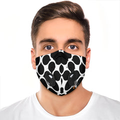 Black Leaves Premium Face Mask
