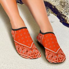 Orange Bandana Aqua Water Shoes