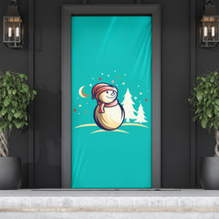 Frosty Snowman #1 Tiffany - Christmas Door Sock