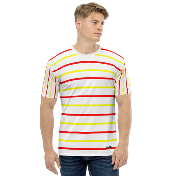 Multicolor Strips  Men's T-shirt