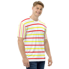 Multicolor Strips  Men's T-shirt
