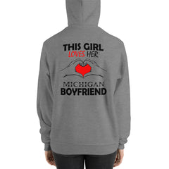This Girl Michigan boyfriend Unisex hoodie