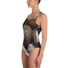Lefty Snail Design Swimsuit