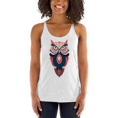 Colorful owl Women's Tank Top