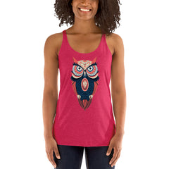 Colorful owl Women's Tank Top