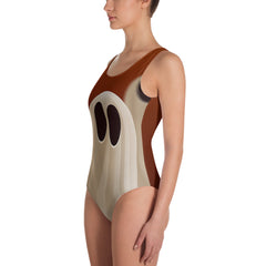 Funny Ghost Design Swimsuit