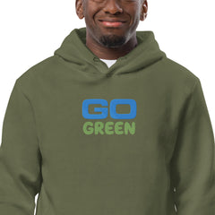 Go Green Unisex fashion hoodie
