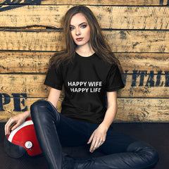 Happy Wife Happy Life Short-Sleeve Unisex T-Shirt